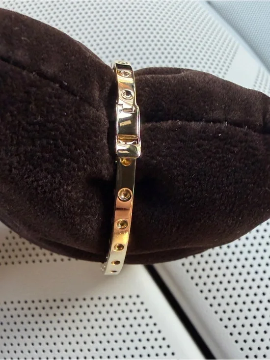 Roberto Coin Symphony Pois Moi Oval Bracelet 18k Yellow Gold (Retails $6600) - Picture 10 of 16